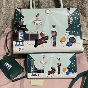 Radley London Little Drummer Dog Medium Zip Top Multiway Bag Collector's Item